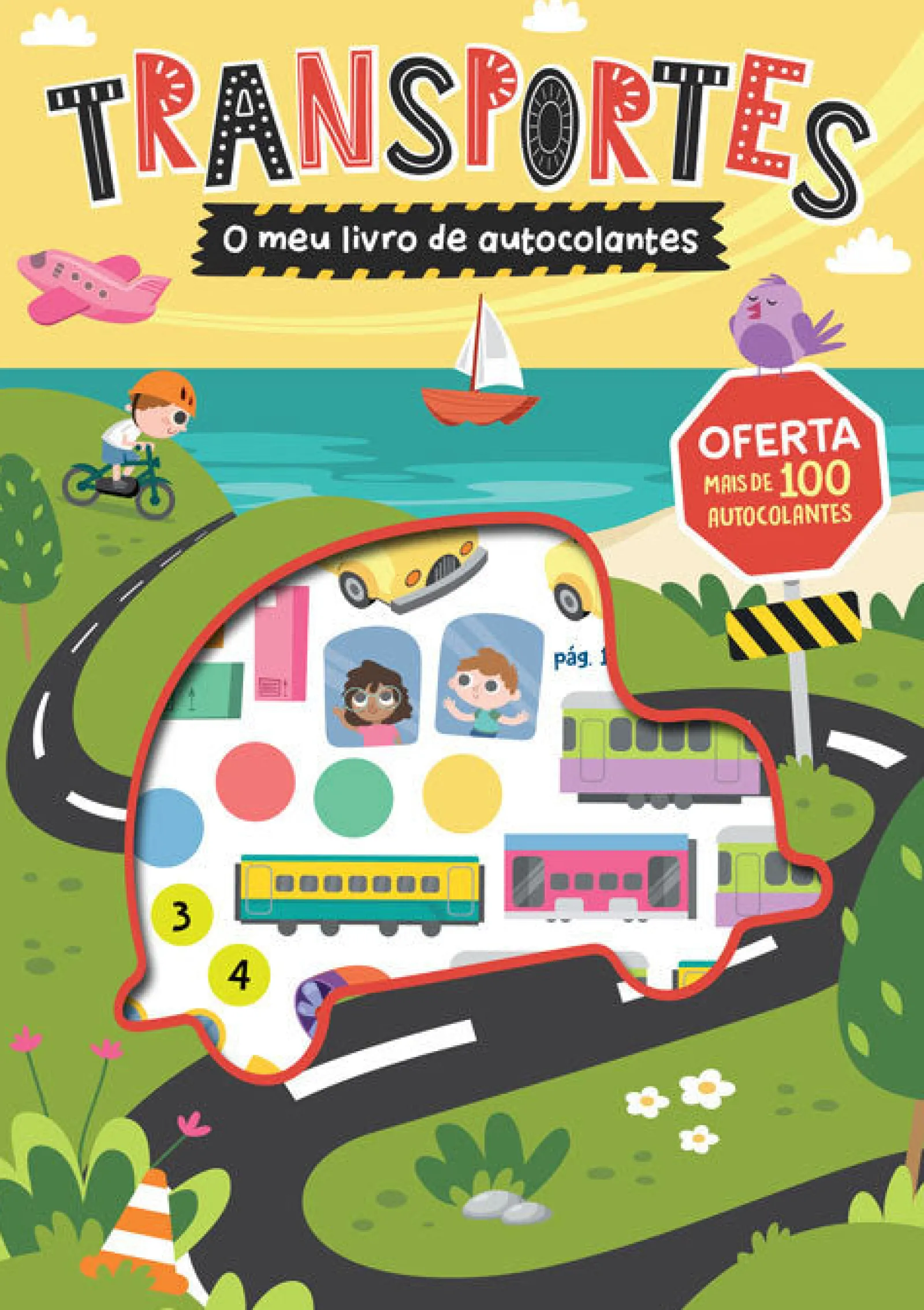 Livros Mch O Meu Livro Autocolantes - Transportes^ Atividades