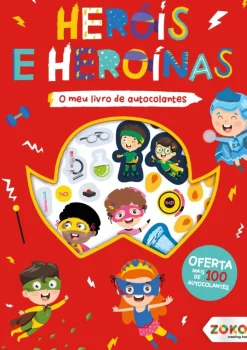 Zero A Oito O Meu Livro Autocolantes - Heróis e Heroínas^ Atividades