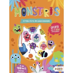 Zoko O Meu Livro de Autocolantes - os Monstros^ Atividades