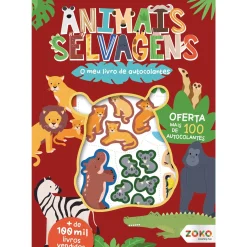 Zoko O Meu Livro de Autocolantes - Animais Selvagens: Livro de Atividades com Oferta de Autocolantes^ Atividades