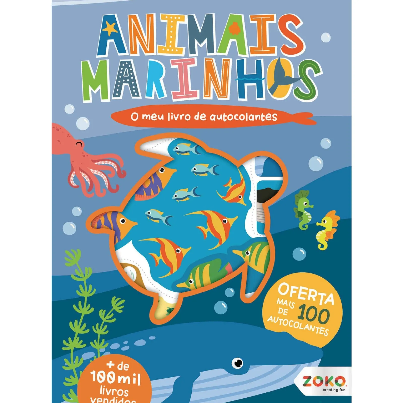 Zoko O Meu Livro de Autocolantes - Animais Marinhos^ Atividades
