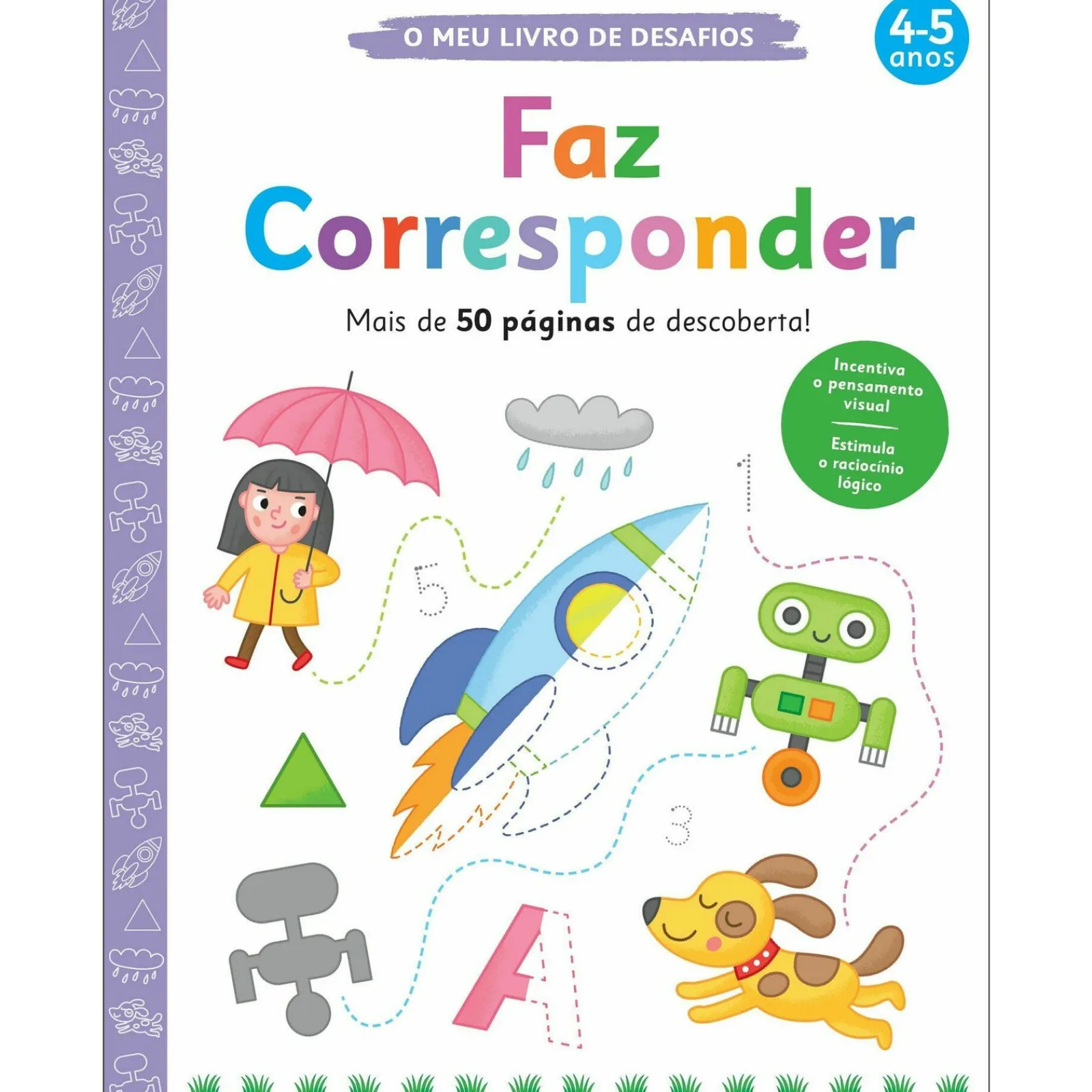 Booksmile O Meu Livro de Desafios - Faz Corresponder de Amanda Lott^ Atividades