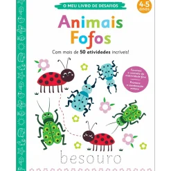 Booksmile O Meu Livro de Desafios - Animais Fofos de Stephanie Evans^ Atividades
