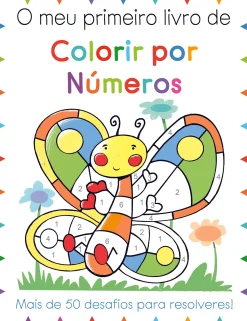 Booksmile O Meu Primeiro Livro de Colorir por Números de Moira Butterfield^ Atividades
