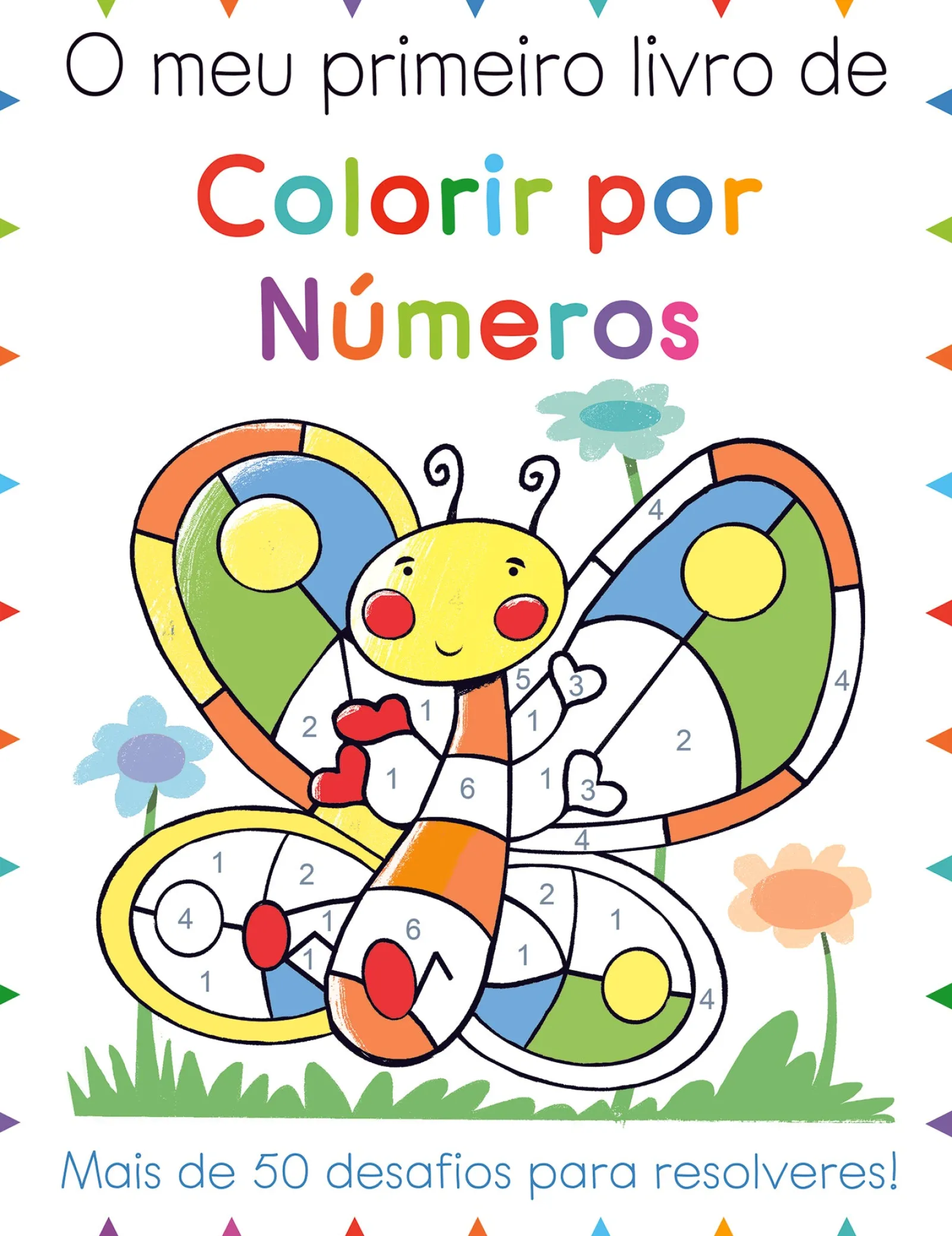 Booksmile O Meu Primeiro Livro de Colorir por Números de Moira Butterfield^ Atividades