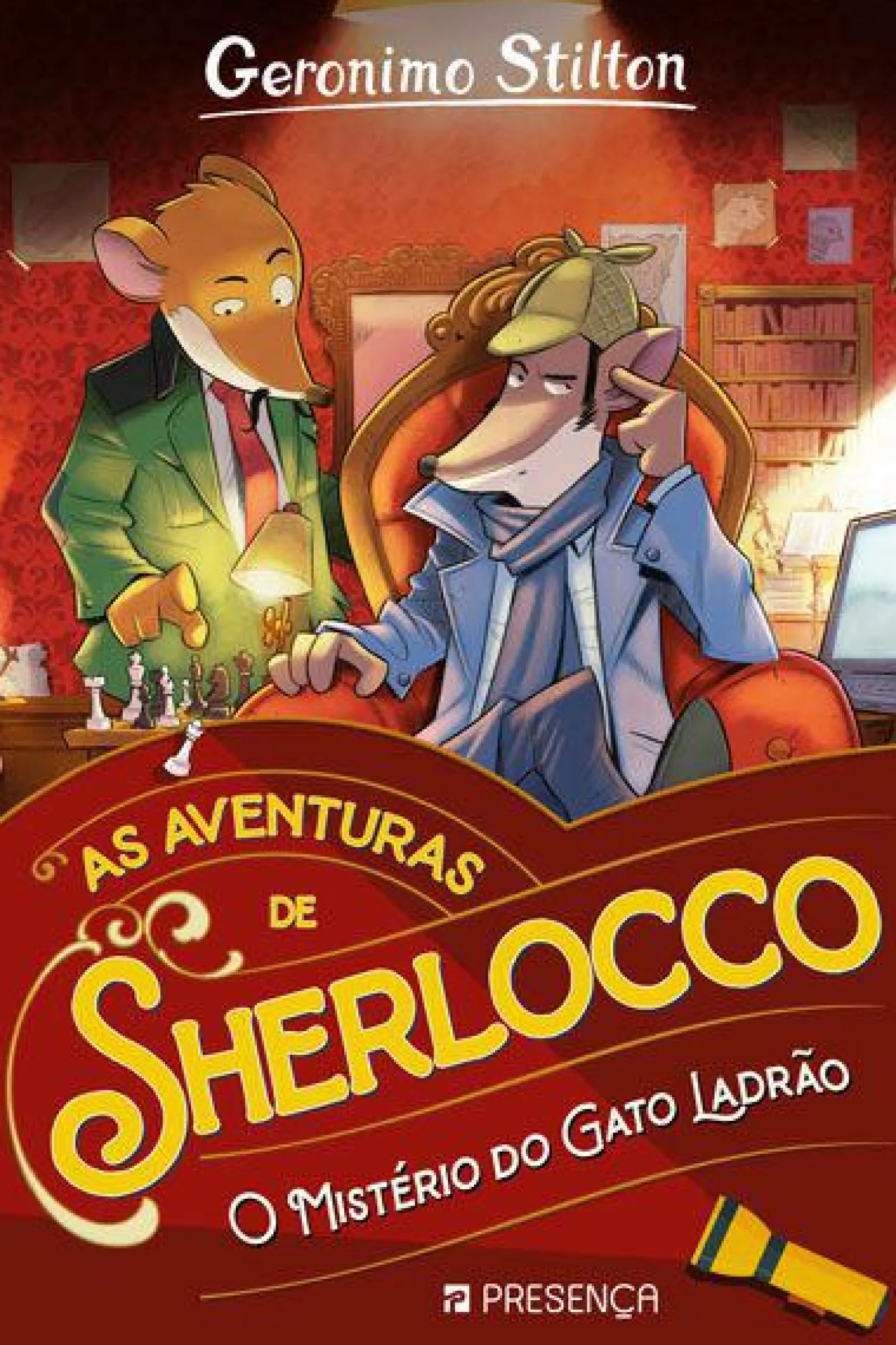Presença O Mistério do Gato Ladrão de Geronimo Stilton^ Coleções Juvenis