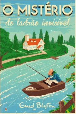 Oficina Do Livro O Mistério do Ladrão Invisível de Enid Blyton - Mistéio N.º 8^ Coleções Juvenis