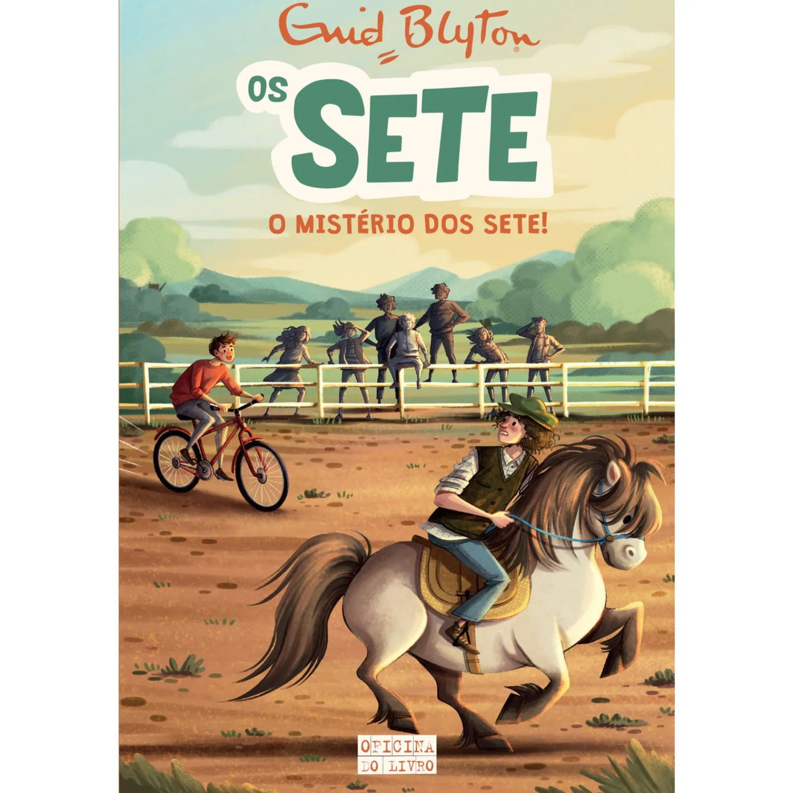 Oficina Livro O Mistério dos Sete de Enid Blyton^ Coleções Juvenis