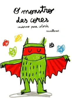 Nuvem De Letras O Monstro das Cores de Anna Llenas - Caderno para Colorir (5ª Edição)^ Atividades