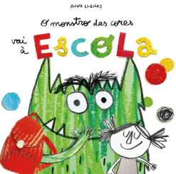 Nuvem De Letras O Monstro das Cores Vai à Escola de Anna Llenas^ Literatura Infantil