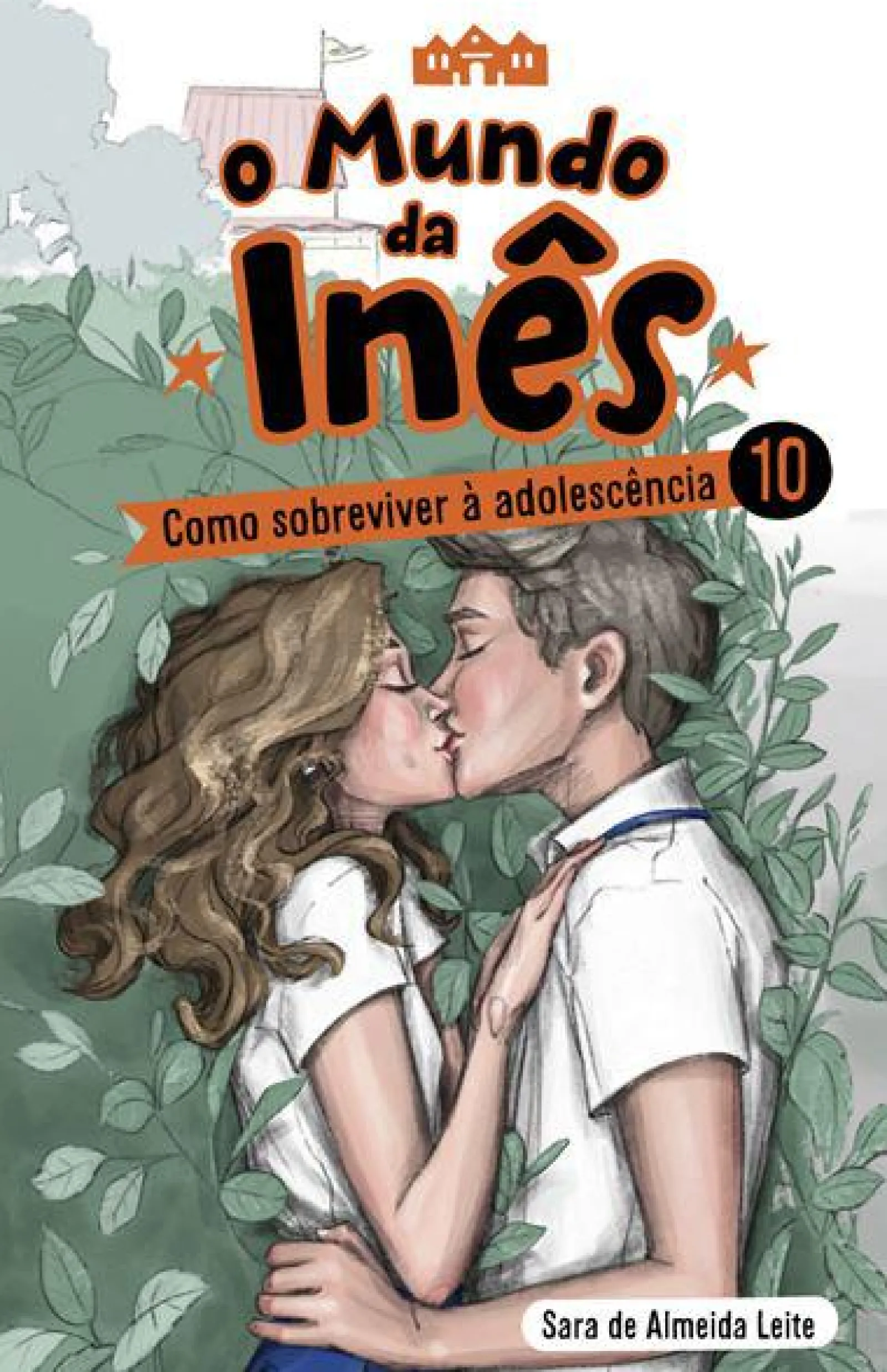 Porto Editora O Mundo da Inês - Como Sobreviver à Adolescência de Sara de Almeida Leite Livro 10^ Coleções Juvenis