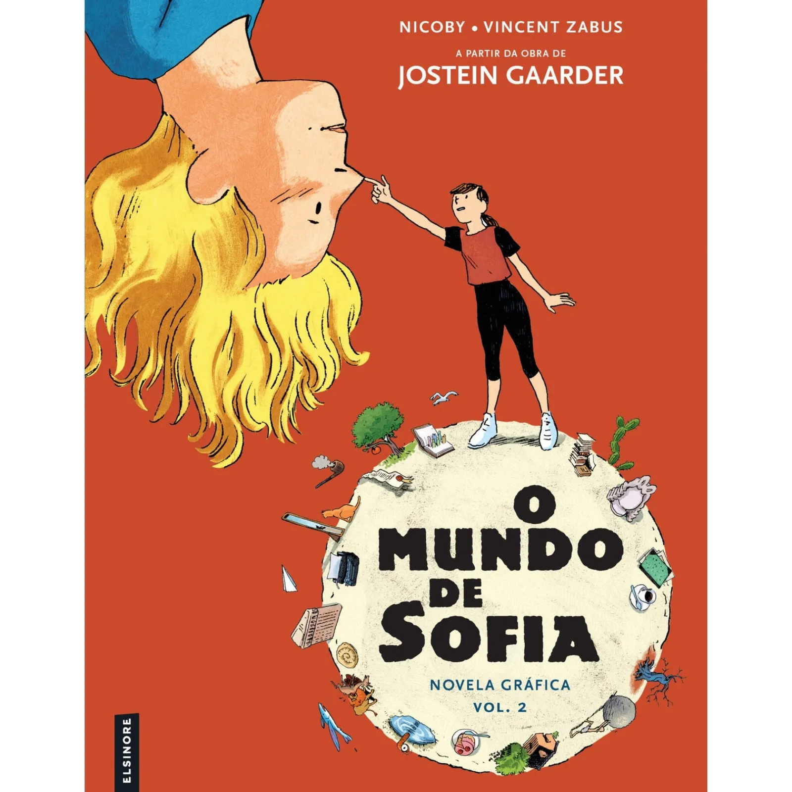Elsinore O Mundo de Sofia Ngráfica de J. Gaarder E V. Zabus^ Banda Desenhada E Novelas Gráficas