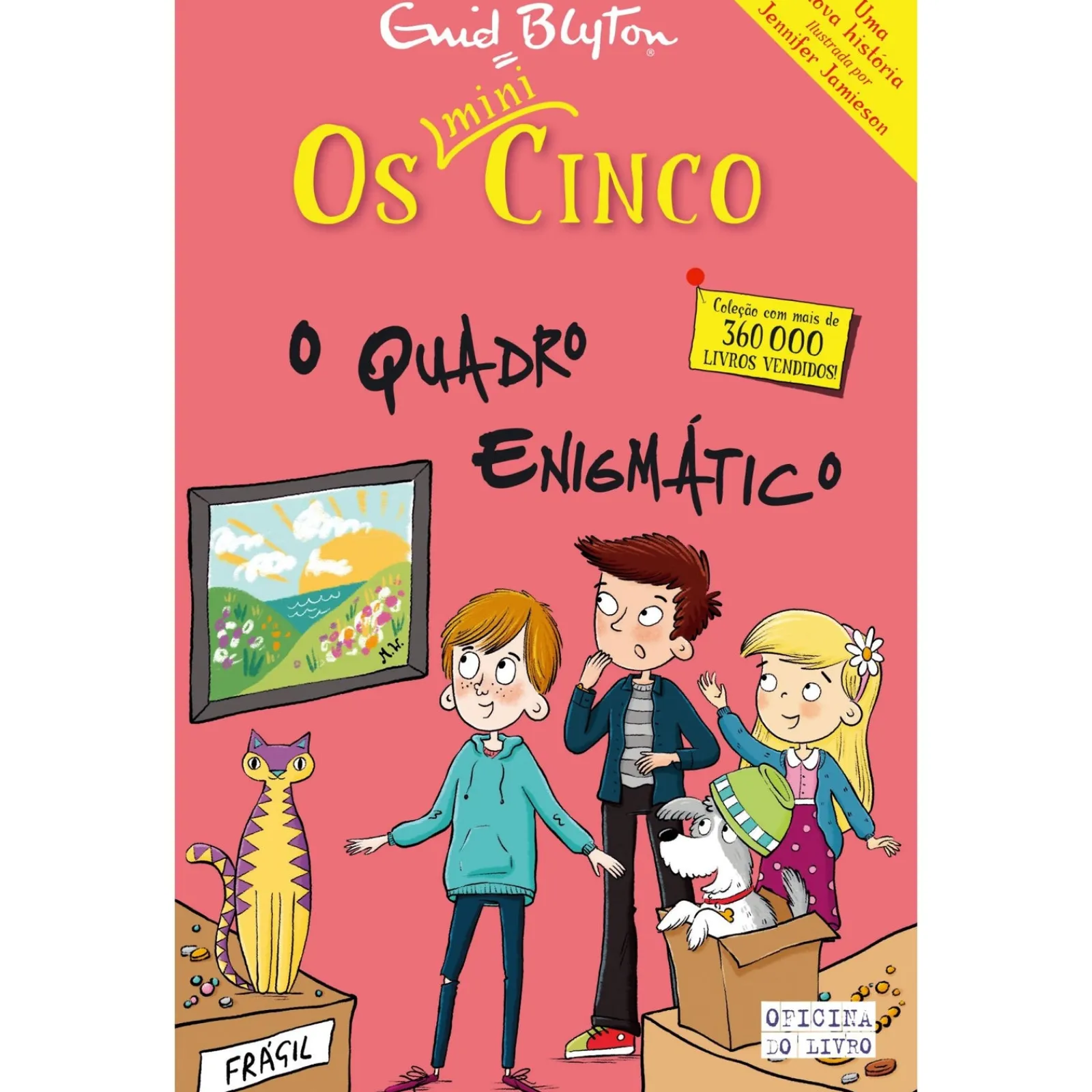 Oficina Livro O Quadro Enigmático de ENID BLYTON^ Coleções Juvenis