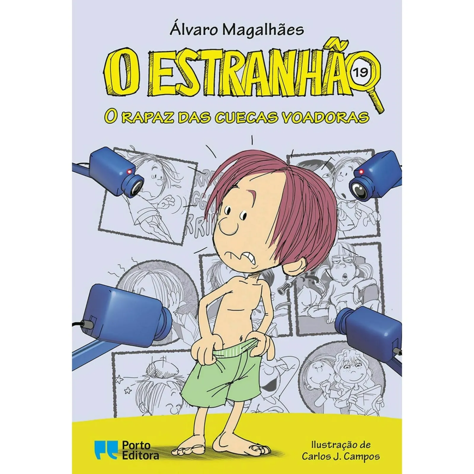 Porto Editora O Rapaz das Cuecas Voadoras de Álvaro Magalhães^ Coleções Juvenis