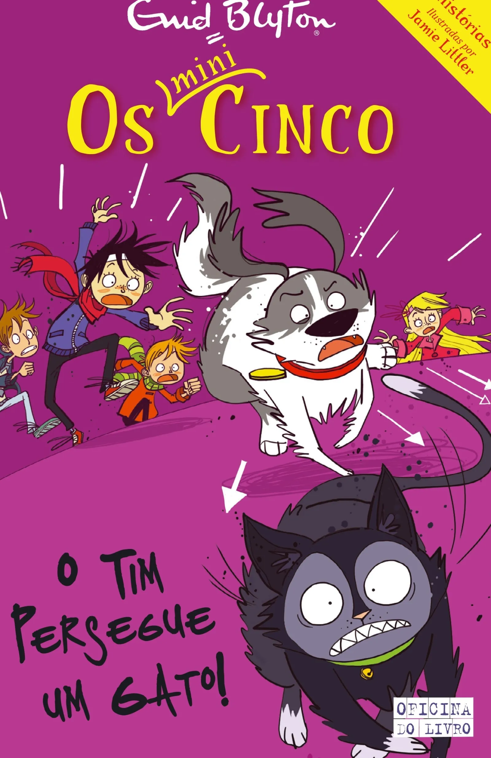 Oficina Do Livro O Tim Persegue um Gato! de Enid Blyton Os Mini-Cinco N.º 8^ Coleções Juvenis