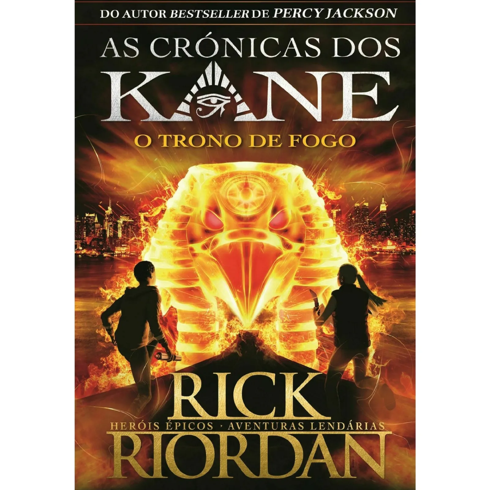 Booksmile O Trono de Fogo de Rick Riordan^ Literatura Juvenil