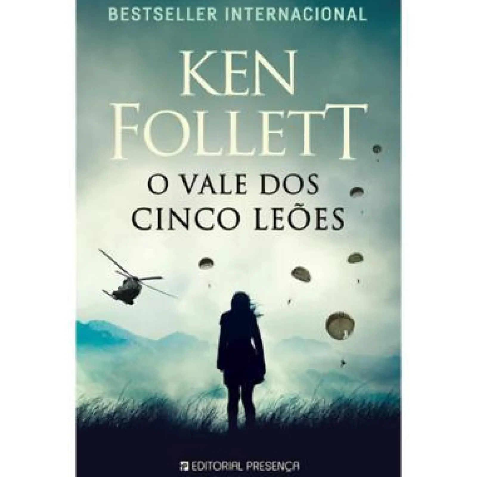 Editorial Presença O Vale dos Cinco Leões de Ken Follett^ Policial