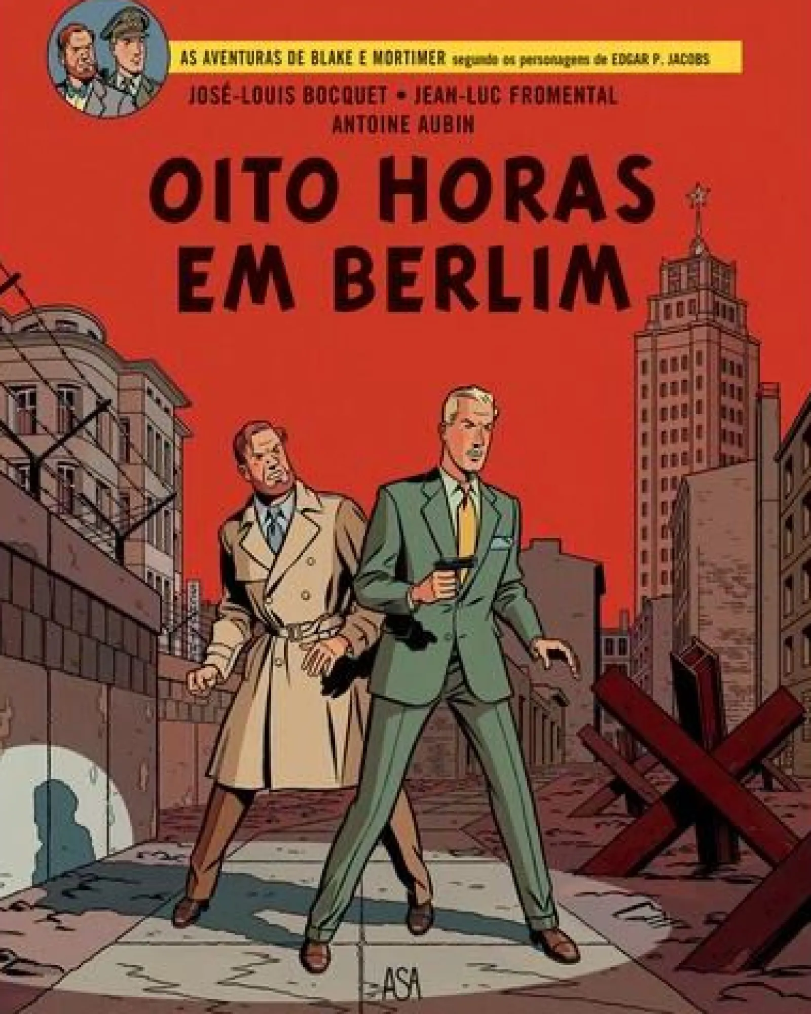 Asa Oito Horas em Berlim de Jean-Luc Fromental^ Banda Desenhada E Novelas Gráficas