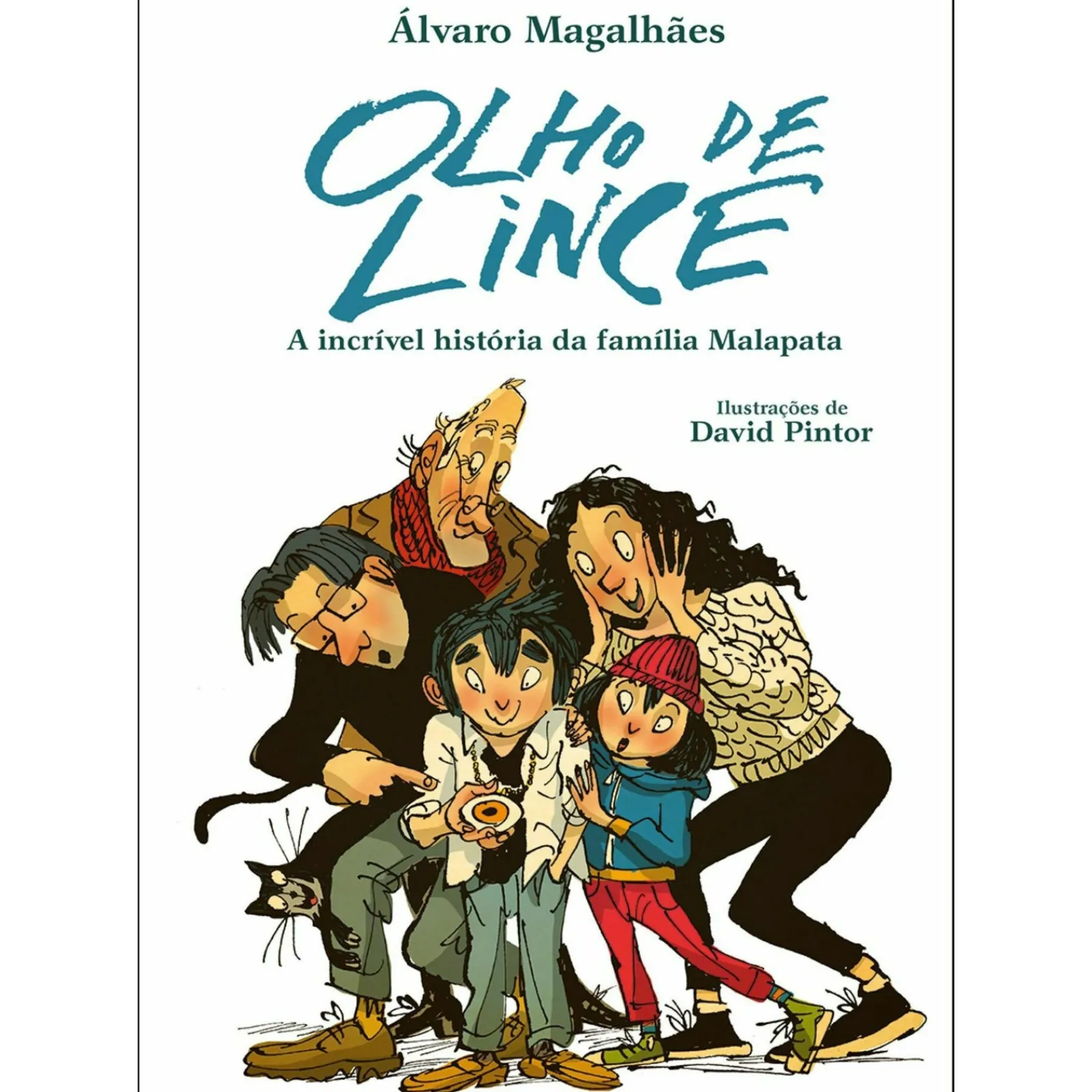 Porto Editora Olho de Lince - A Incrível História da Família Malapata de Álvaro Magalhães^ Literatura Infantil