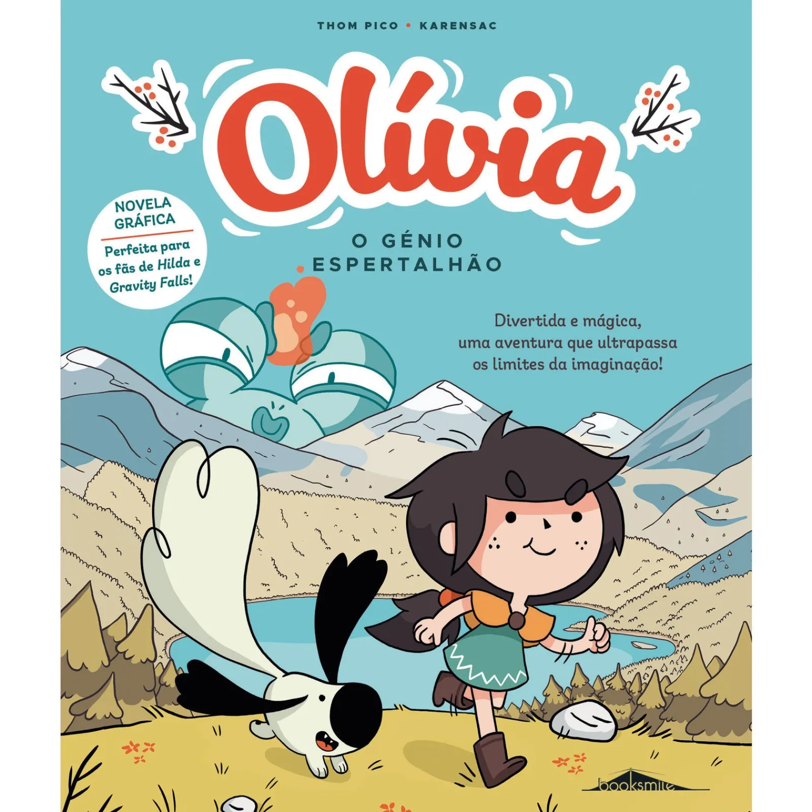 Booksmile Olívia Nº 1 - o Génio Espertalhão de Thom Pico^ Banda Desenhada E Novelas Gráficas