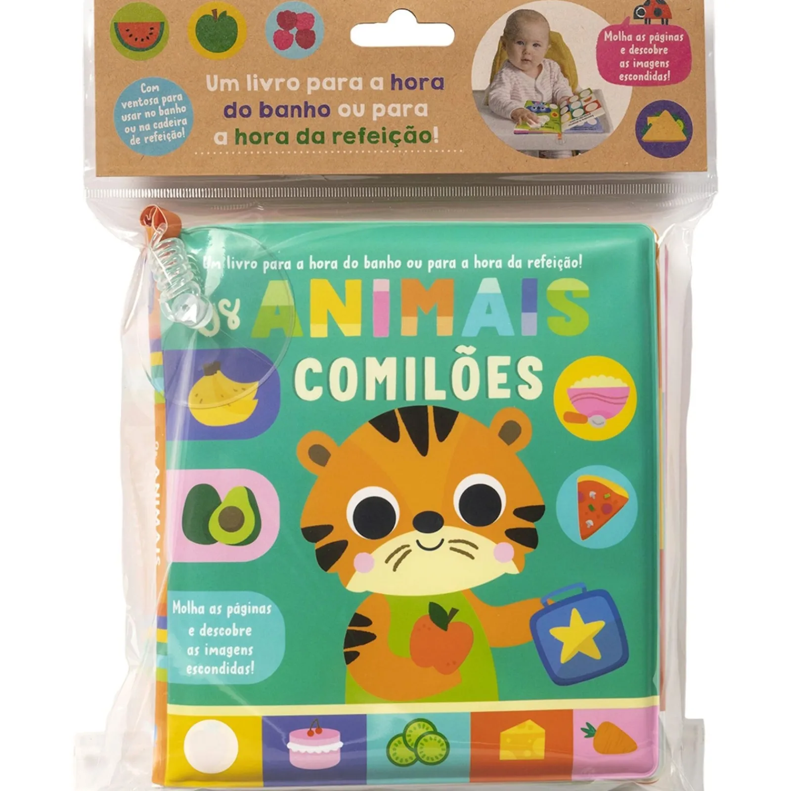 Porto Editora Os Animais Comilões - Um Livro para a Hora do Banho ou para a Hora da Refeição!^ Bebé
