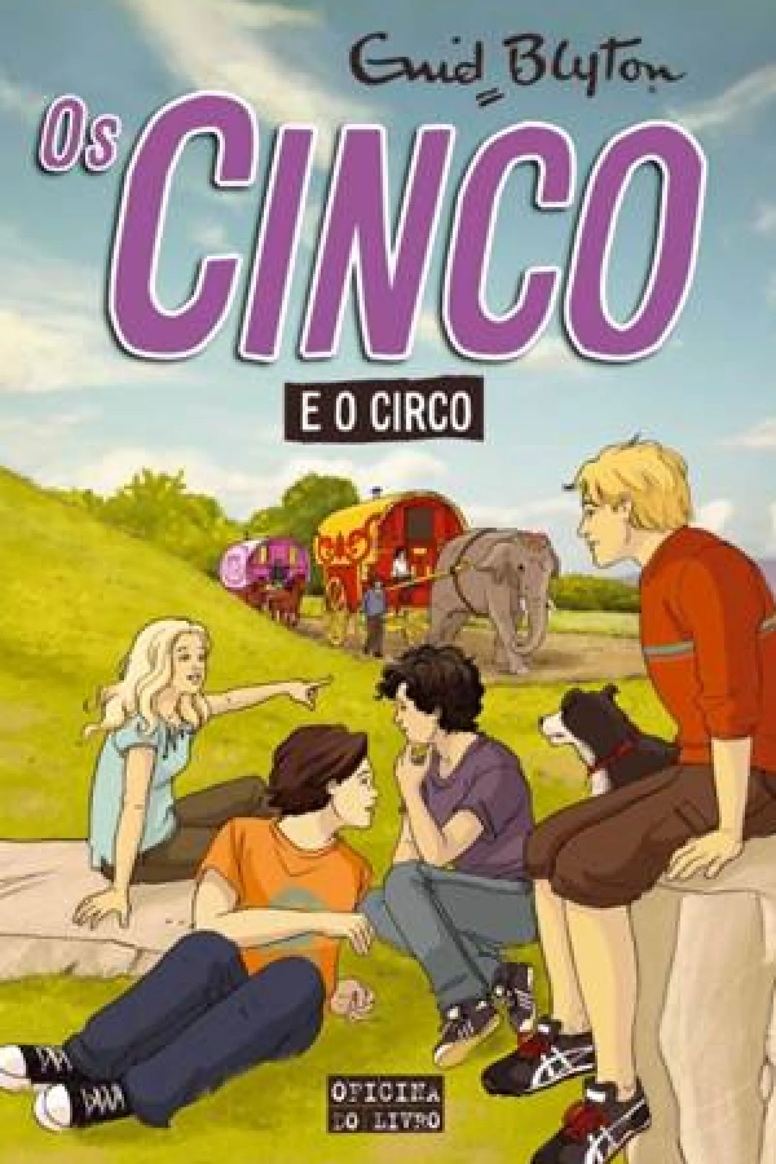 Oficina Livro Os Cinco e o Circo - Volume 5 de Enid Blyton^ Coleções Juvenis