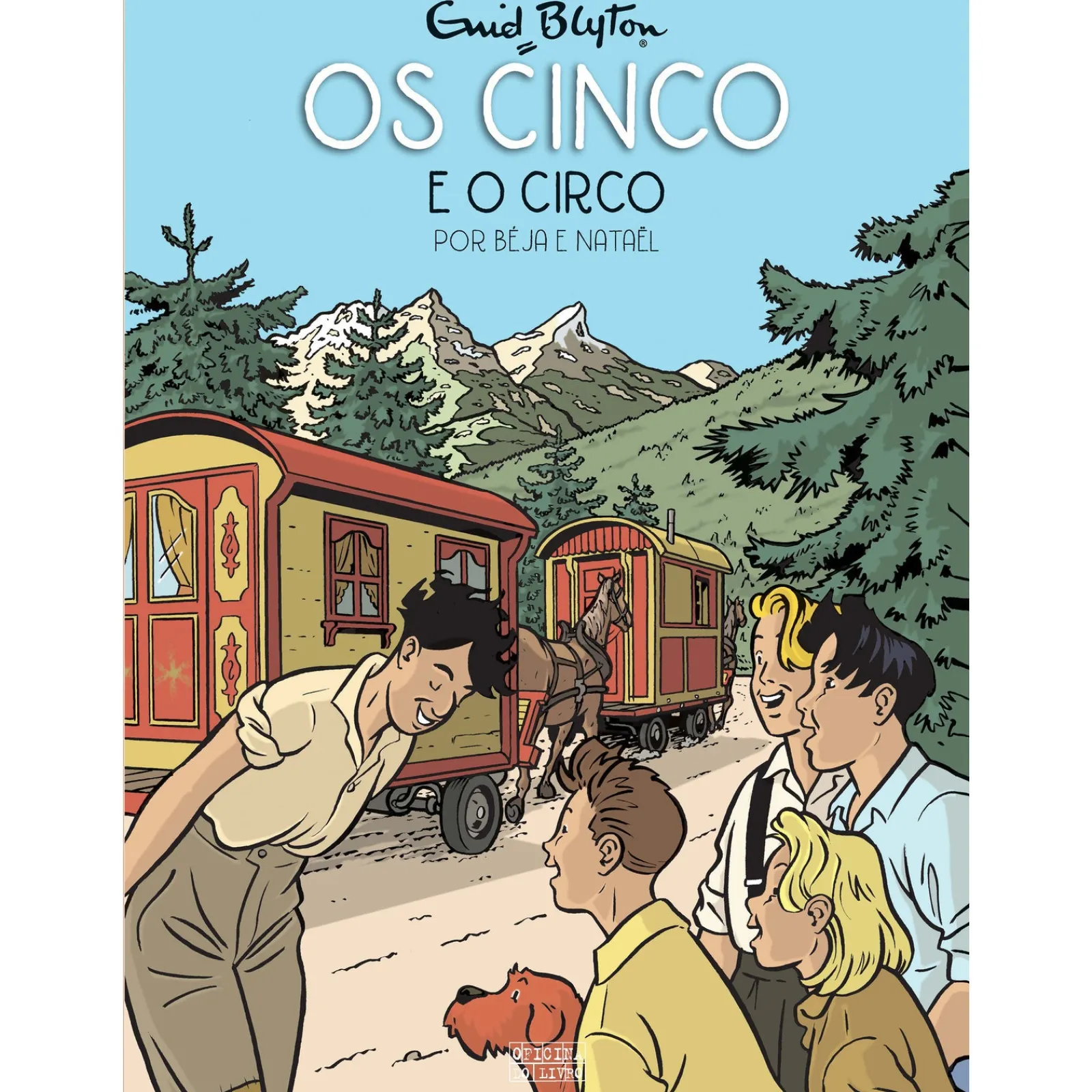 Oficina Livro Os Cinco em BD Nº 6 - os Cinco e o Circo de Enid Blyton^ Banda Desenhada E Novelas Gráficas