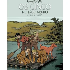 Oficina Livro Os Cinco no Lago Negro de Enid Blyton^ Banda Desenhada E Novelas Gráficas