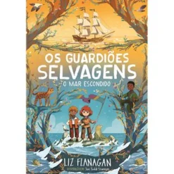 Nuvem De Letras Os Guardiões Selvagens - o Mar Escondido de Liz Flanagan - Número 3^ Coleções Juvenis