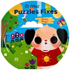Asa Os Meus Puzzles Fixes - Animais Amigos de Hemma^ Atividades|Puzzles