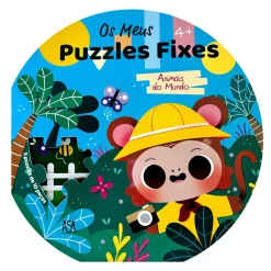 Asa Os Meus Puzzles Fixes - Animais do Mundo de Hemma^ Atividades|Puzzles