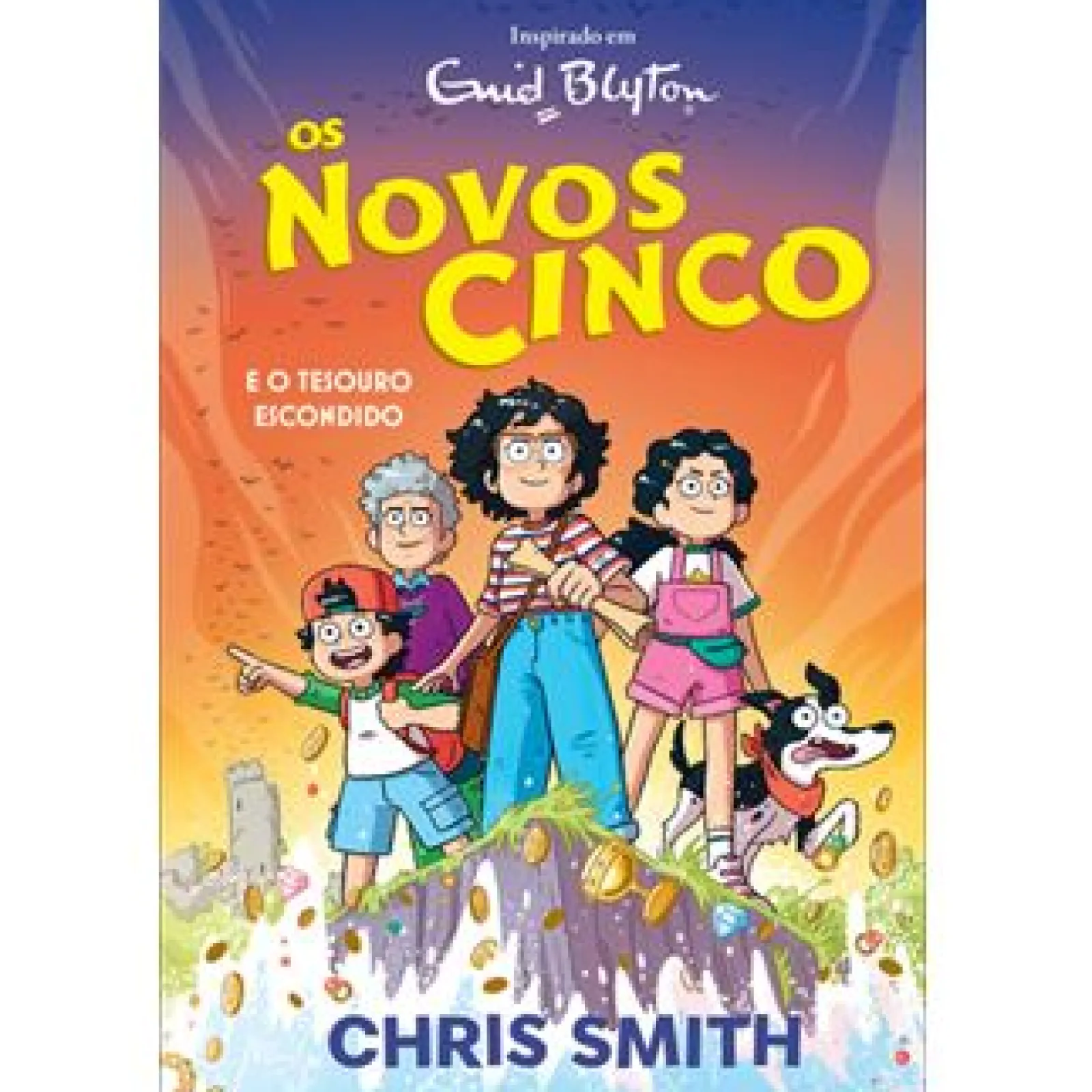 Oficina Do Livro Os Novos Cinco - Livro 1: E o Tesouro Escondido de Enid Blyton^ Coleções Juvenis|Literatura Juvenil