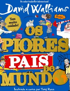 Porto Editora Os Piores Pais do Mundo de David Walliams^ Coleções Juvenis