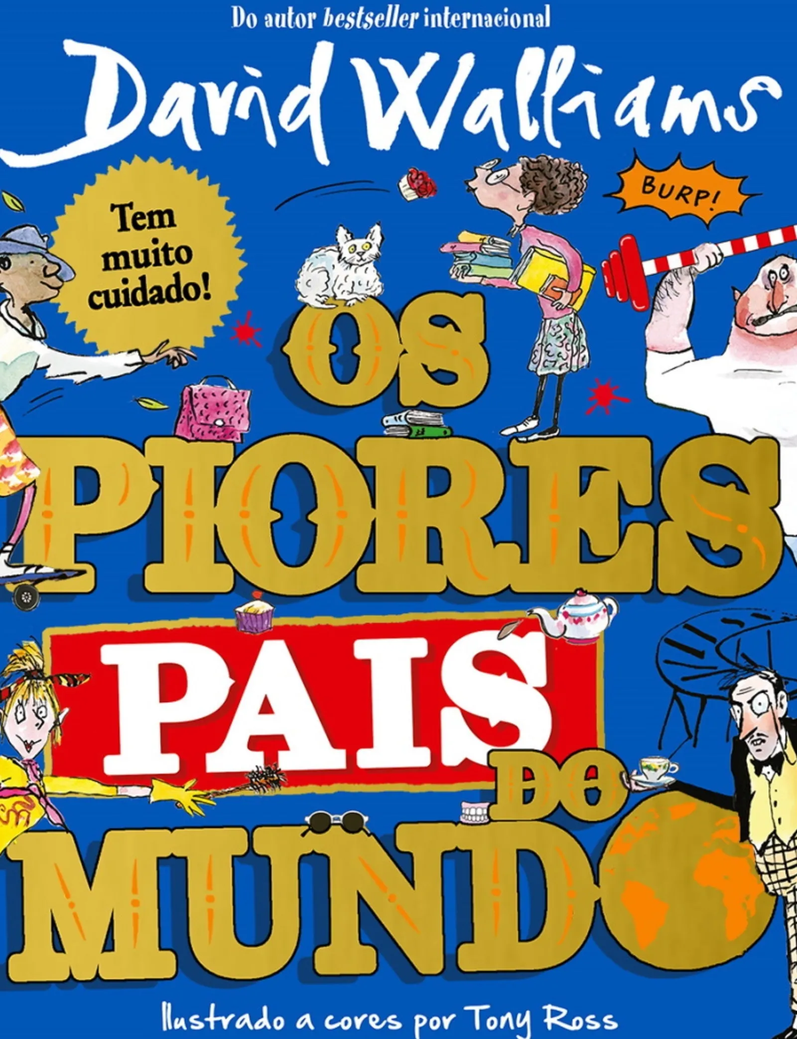 Porto Editora Os Piores Pais do Mundo de David Walliams^ Coleções Juvenis