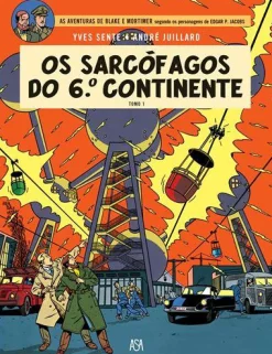 Edições Asa Os Sarcófagos do 6º Continente - Tomo 1 de Yves Sente - Blake e Mortimer N.º 16^ Banda Desenhada E Novelas Gráficas