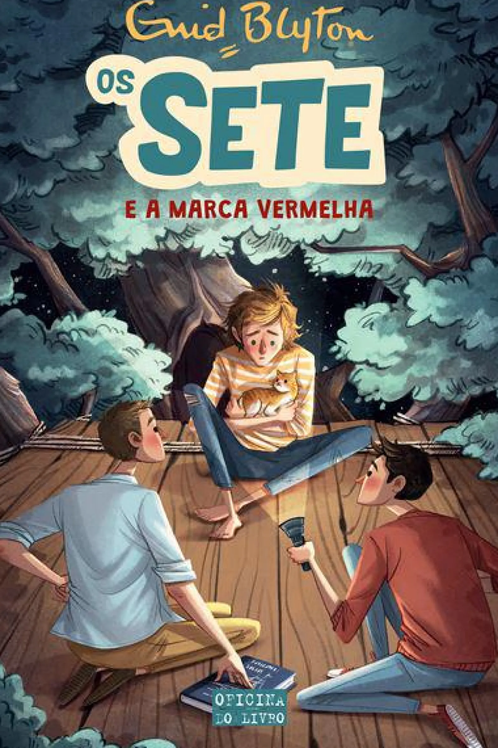 Oficina Do Livro Os Sete e a Marca Vermelha de Enid Blyton - Os Sete - Volume 3^ Coleções Juvenis