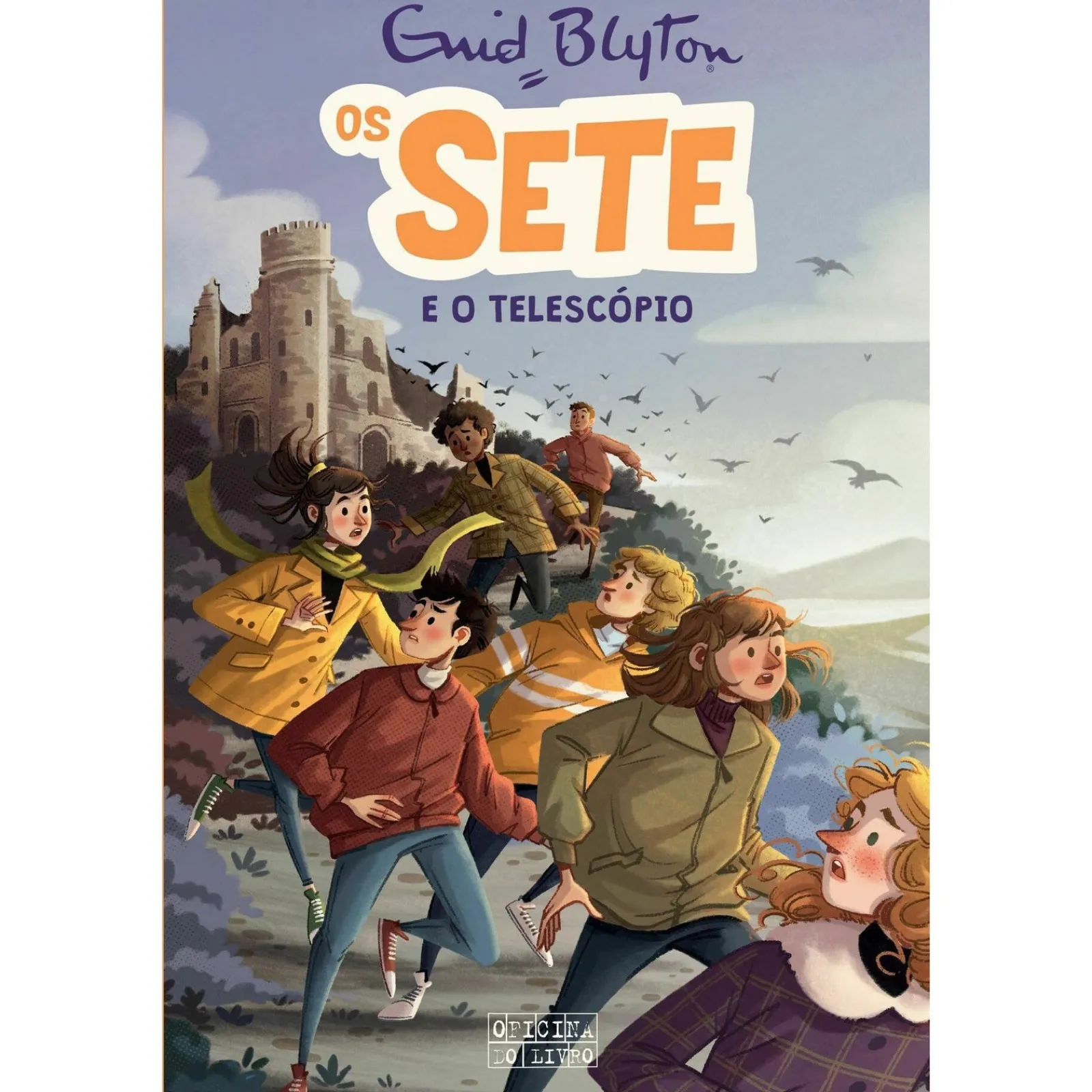 Oficina Livro Os Sete e o Telescópio de Enid Blyton^ Coleções Juvenis