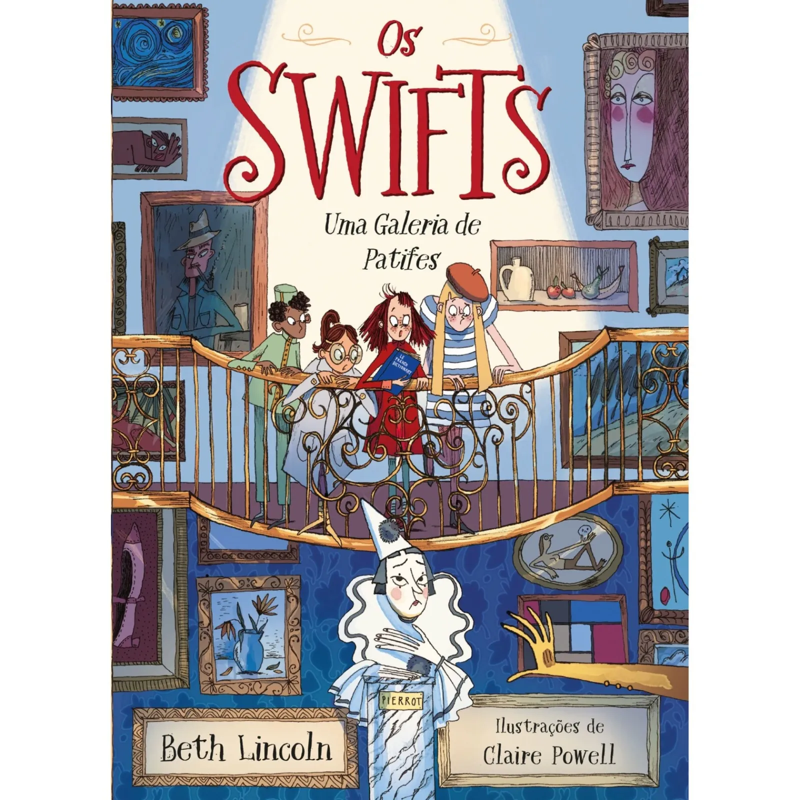 Nuvem De Letras Os Swifts - uma Galeria de Patifes de Beth Lincoln^ Coleções Juvenis