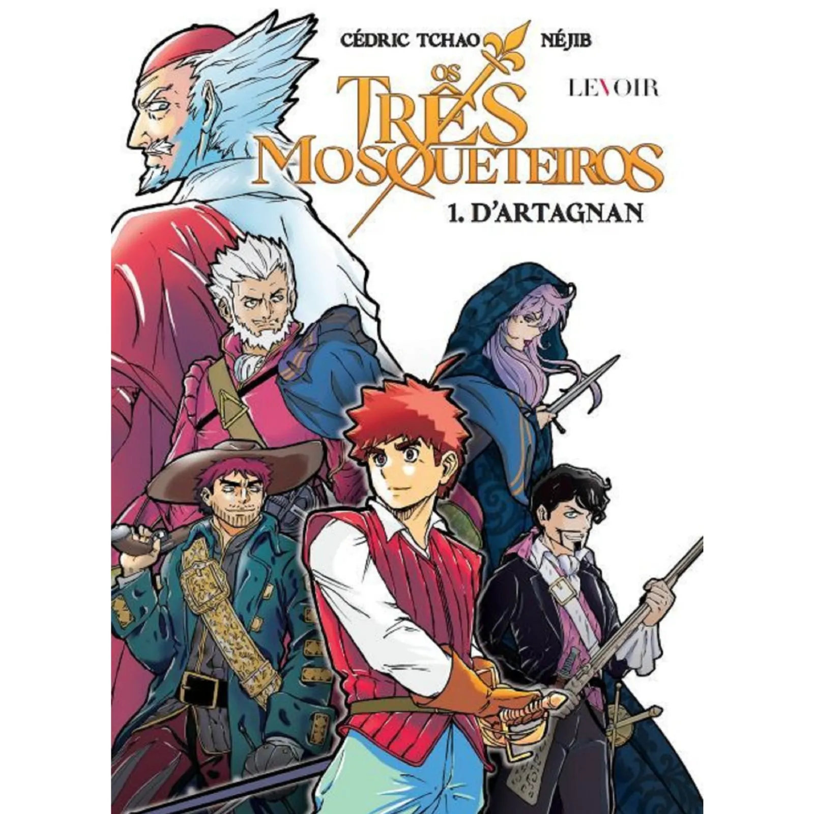 Levoir Os Três Mosqueteiros Nº 1 - D'Artagnan de Alexandre Dumas e Néjib^ Manga