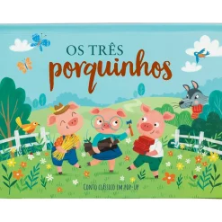 Porto Editora Os Três Porquinhos : Conto Clássico em Pop-up^ Coleções Infantis