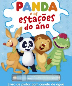 Porto Editora Panda e as Estações do Ano - Livro de Pintar com Caneta de Água^ Atividades