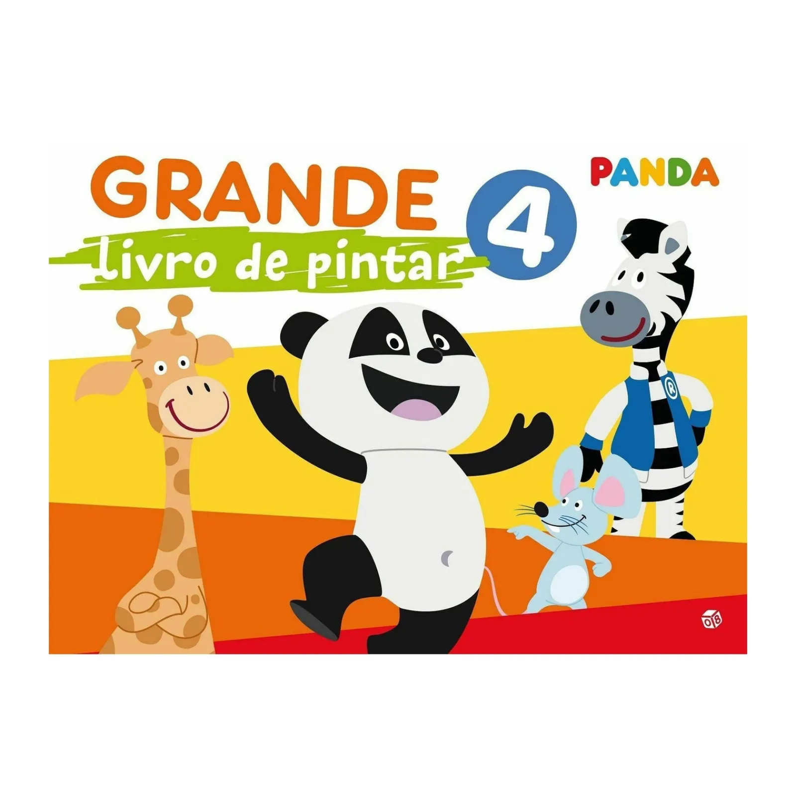 Zero A Oito Panda-Grande Livro de Pintar 4 de^ Atividades