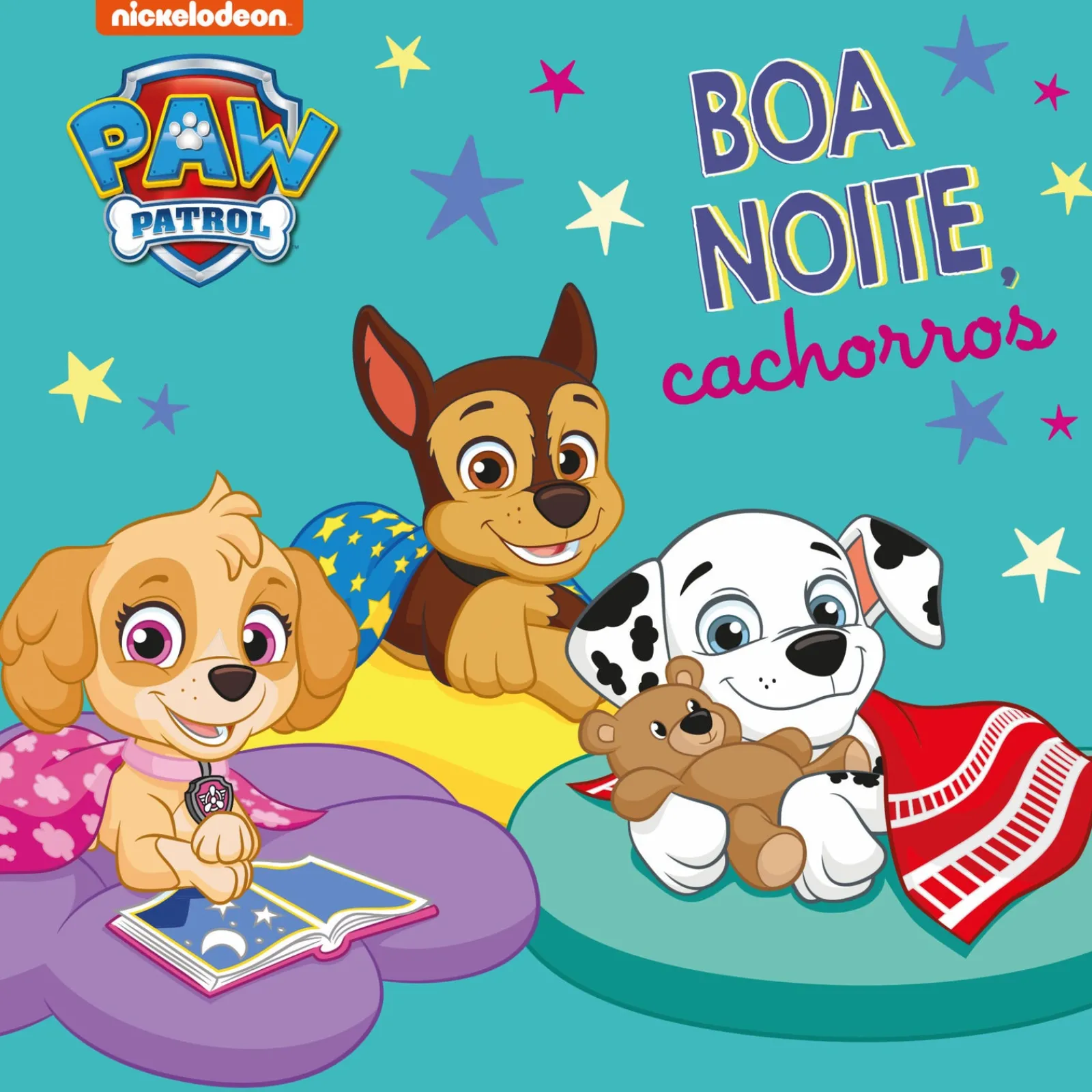 Nuvem De Letras Patrulha Pata - Boa Noite, Cachorros de Nickelodeon^ Coleções Infantis
