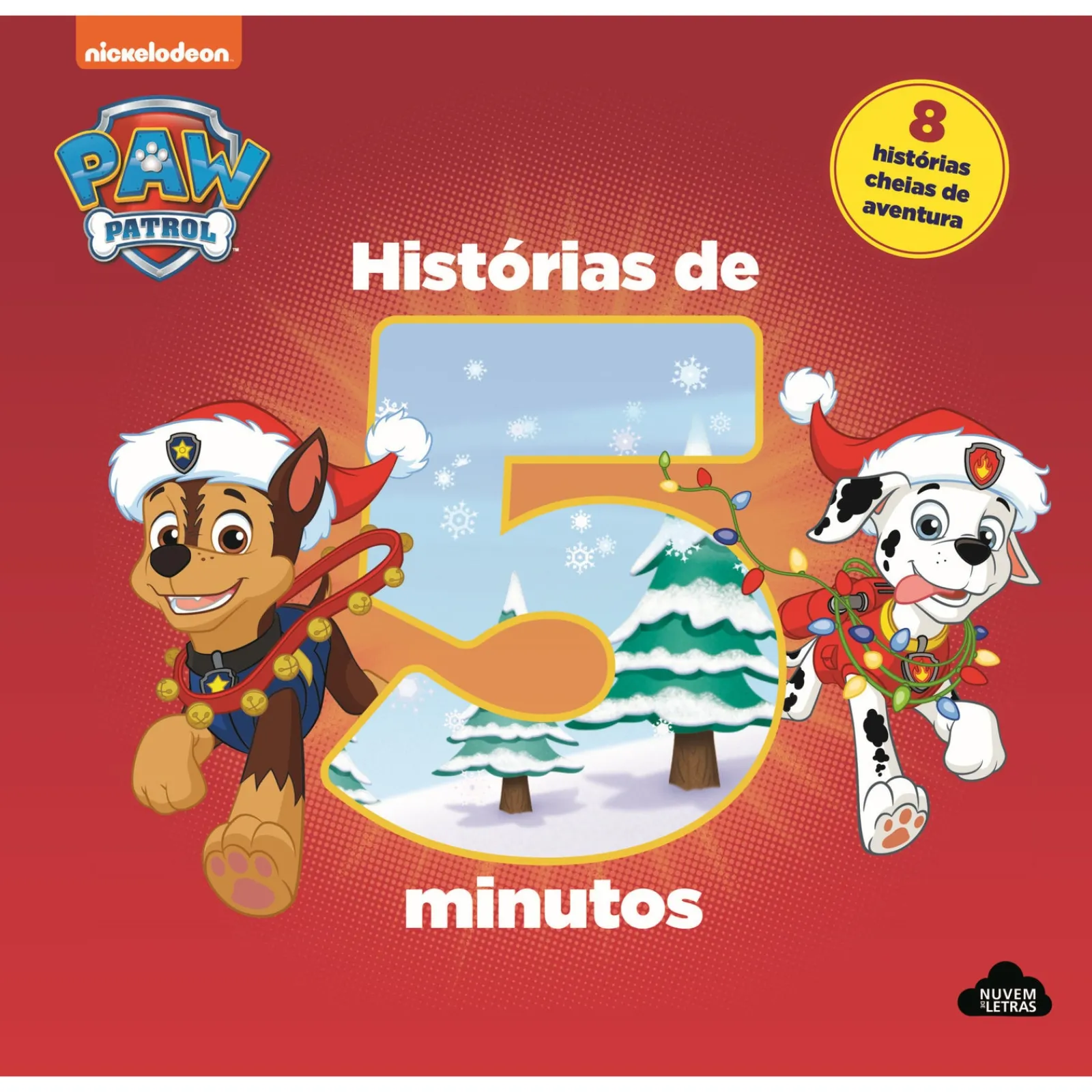 Nuvem De Letras Patrulha Pata - Histórias de 5 Minutos de Nickelodeon^ Coleções Infantis