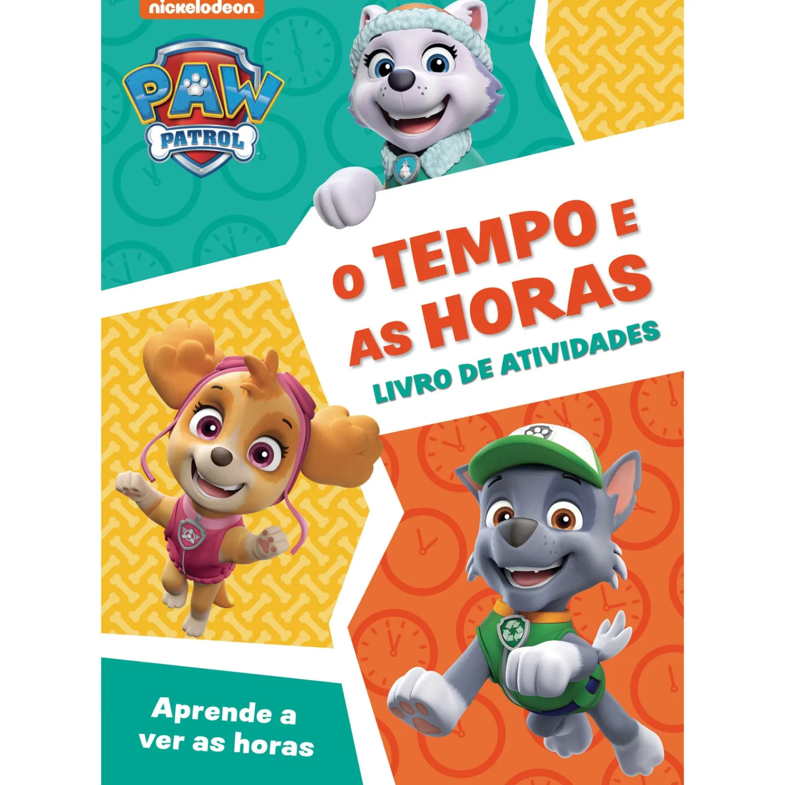 Nuvem De Letras Patrulha Pata - o Tempo e as Horas de Nickelodeon^ Atividades