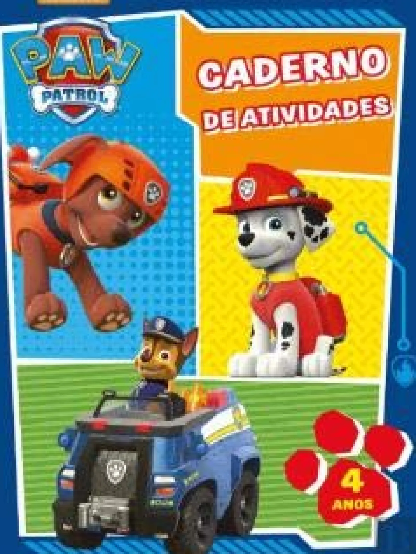 Nuvem De Letras Patrulha Pata de Nickelodeon - Caderno de Atividade 4 Anos (3ª Edição)^ Atividades