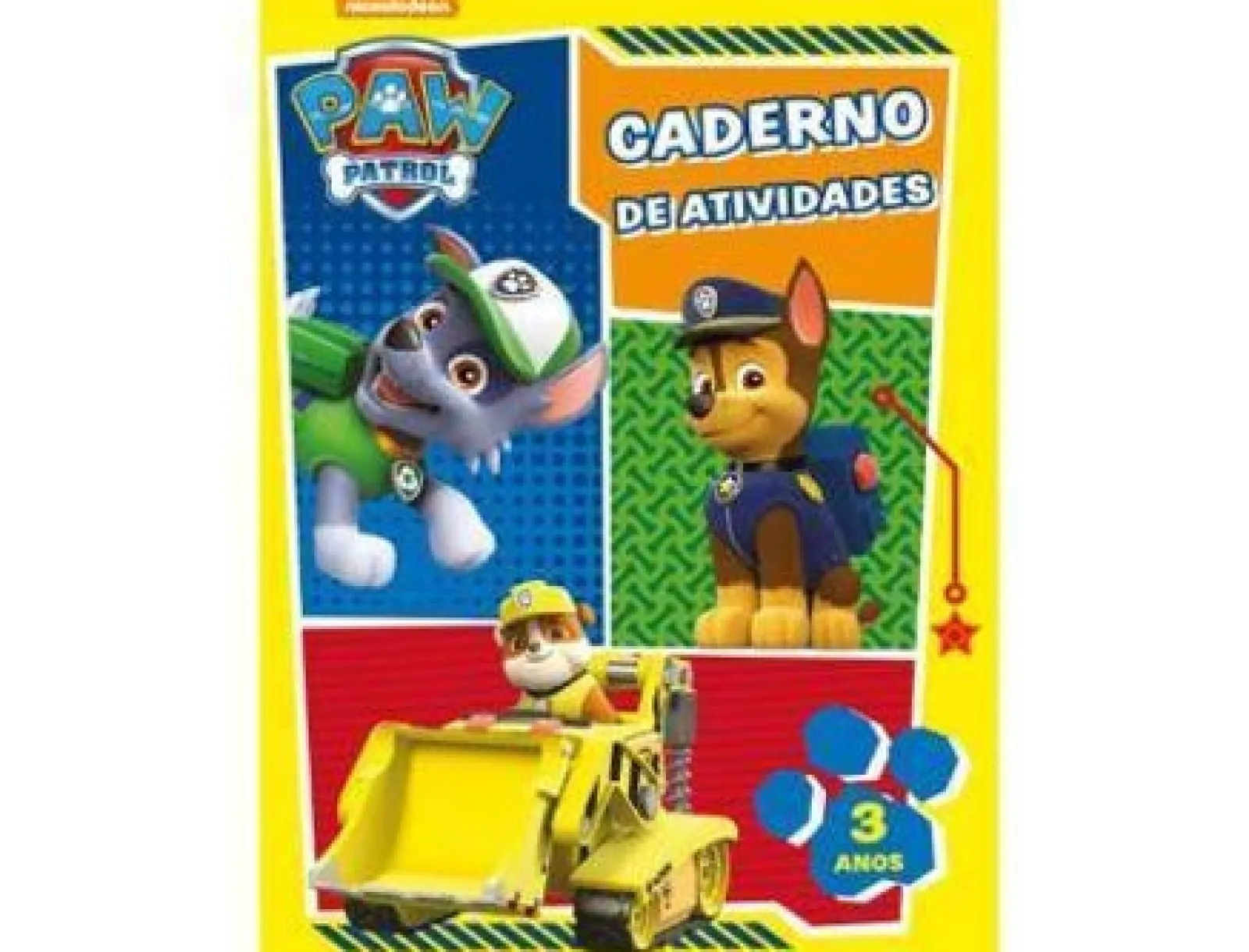 Nuvem De Letras Patrulha Pata de Nickelodeon - Caderno de Atividade 3 Anos (3ª Edição)^ Atividades