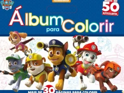 Nuvem De Letras Patrulha Pata Álbum para Colorir de Nickelodeon - N.º 16^ Atividades