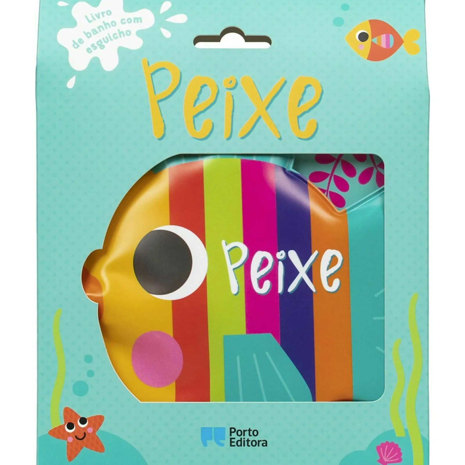Porto Editora Peixe Livro de Banho com Esguicho^ Bebé