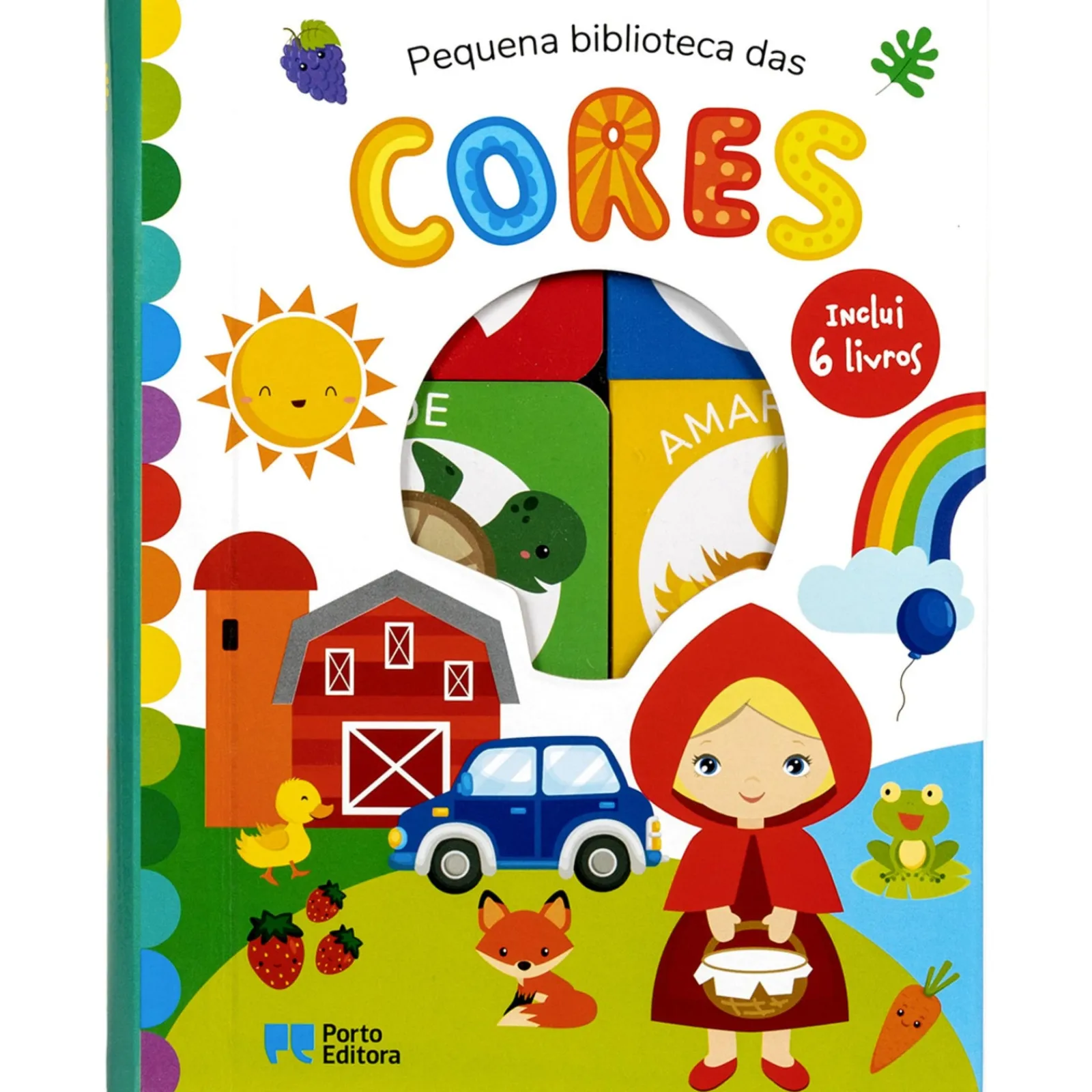 Porto Editora Pequena Biblioteca das Cores - Inclui 6 Livros^ Atividades